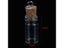 10Pcs Mini Glass Bottles Small Vials Cork Glass Jars Multi Usage Cork Wish Carousel 6