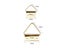 10/20sets Triangle D Ring Photo Frame Hooks Hanging Picture Oil Painting Mirror Carousel 5