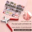Plier Tool Set with 100 Metal Sewing Buttons 10 Colors Snap Fastener Carousel 1