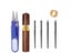 Small Size Leather Sewing Kit With Tools For DIY Hand Sewing Carousel 1