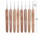 20pcs Bamboo Crochet Hooks Set For Knitting Weaving Carousel 3