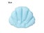 Soft Spa Neck Bath Pillow With Suction Cups Inflatable Terry Cloth Fan-shaped Carousel 1