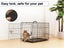 77cm Folding Pet Crate - Medium Size Cage Pen for Dogs & Cats Carousel 6