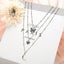 Korean Butterfly Multilayer Necklace Fashion Gold Silver Chain Necklaces Carousel 2