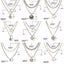 Korean Butterfly Multilayer Necklace Fashion Gold Silver Chain Necklaces Carousel 5