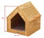 Zoomies Small Modern Pet House Natural Carousel 4