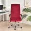 Anyseat Office Chair Cover Wine Red Velvet Zippered Stretchable High Back Pro... Carousel 3