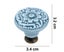 10 pieces ceramic knobs, vintage cabinet door knobs, drawer knobs, ceramic Carousel 5