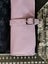 michael hill leather jewellery clutch travel bag pink Carousel 7