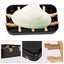 Bamboo Fiber Creative Perforation-free Household Drain Bathroom Accessories Soap Carousel 3