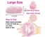 Large Body Powder Puff, SoftFurry Puff with Ribbon Handle( Puff(2Pcs/Pin Carousel 6