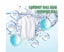8PCS Pet Hair Remover for Laundry, Dog Hair Laundry Catcher Reusable Washer Carousel 4