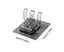 Toothbrush Holder Shaver Storage Rack Bathroom Organizer Wall Mounted Carousel 2