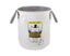 Foldable Canvas Laundry Basket Clothes Carousel 1