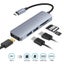Type C Usbc Hdmi Adapter For Macbook 5 In 1 To Hub Sd Tf Card Reader And 2 3.0 P Carousel 1