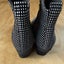 Minx “Snap To It” Black/White Zip Up Heeled Boots Size 39 Carousel 3