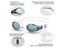 COPOZZ Professional Waterproof Swimming Goggles Adult Double Anti-fog Water Carousel 1