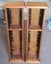 Pair of Wooden DVD Tower Racks Carousel 1