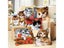 DIY Embroidery Pillow Coarse Wool Hand Knitted Cross Stitch Latch Hook Kit Carousel 2