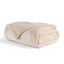 Serene Hudson Fleece and Sherpa Reverse Blanket Cream 240x250cm (Queen/King Bed) Carousel 6