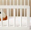 MOCKA SECONDS: Aspen Cot Toddler Bed Half Frame - White Carousel 3