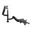 Loctek 10"-30" Single Monitor Ergonomic Gas Spring Arm - With 10.1"-17.3" Laptop Carousel 12