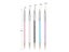 5 Pcs/Sets Nail Art Pen 2 In 1 Double Ends Gel Liner Brush Set Carousel 8