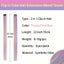 NEW 55CM 6PCS Colorful Hair Extensions with Mixed Golden And Silvery Threads Carousel 3