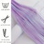 NEW 55CM 6PCS Colorful Hair Extensions with Mixed Golden And Silvery Threads Carousel 5