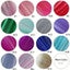 NEW 55CM 6PCS Colorful Hair Extensions with Mixed Golden And Silvery Threads Carousel 6
