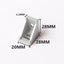 10PCS Profile L Shape Right Angle Bracket Brace Aluminum T-slot Corner Carousel 8