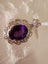 Amethyst Pendant in solid 925 Silver Carousel 5