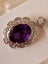 Amethyst Pendant in solid 925 Silver Carousel 9