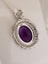 Amethyst Pendant in solid 925 Silver Carousel 10