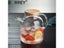 BORREY Big Heat-Resistant Glass Teapot Flower Tea Kettle Large Clear Glass Carousel 3