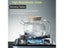 BORREY Big Heat-Resistant Glass Teapot Flower Tea Kettle Large Clear Glass Carousel 5