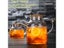 BORREY Big Heat-Resistant Glass Teapot Flower Tea Kettle Large Clear Glass Carousel 6