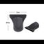 Pack of 2 Black Plastic Hair Dryer Diffuser, Dryer Nozzle Wide Design Plastic Carousel 2