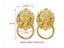 10Pcs Furniture Handles Vintage Lion Head Door Knockers Pull Handles Carousel 6