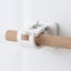 Nail-free Adjustable Curtain Pole Wall Bracket Self-adhesive Rod Holder 2-8pcs Carousel 3