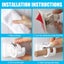 Nail-free Adjustable Curtain Pole Wall Bracket Self-adhesive Rod Holder 2-8pcs Carousel 4