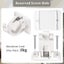 Nail-free Adjustable Curtain Pole Wall Bracket Self-adhesive Rod Holder 2-8pcs Carousel 9