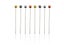 1 Box 50/100/200Pcs Diamond Pins Wedding Bouquet Pins Stitching Needles With Carousel 4