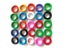100pcs 3/4/5/6/8/10mm Multicolor Metal Eyelets Rivets Button Holes Carousel 3