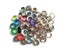 100pcs 3/4/5/6/8/10mm Multicolor Metal Eyelets Rivets Button Holes Carousel 7