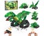 5-in-1 STEM Dinos Toy Robot Building Set with APP2.4GHz Remote Control S Carousel 2