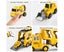 5in1 Construction Toddler Truck Boys Friction Power Vehicle Car Toy for T Carousel 7
