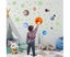 110 PCS Halloween Luminous Wall Stickers Fluorescent Solar System Stars Cei Carousel 10
