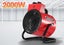 2in1 2000W Portable Electric Industrial Fan Heater Hot Air Blower SAA Carousel 1