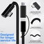Link Cable 16FT Compatible for Oculus Quest 2/1 3.2 Gen 1 Right Angle USB A Carousel 4